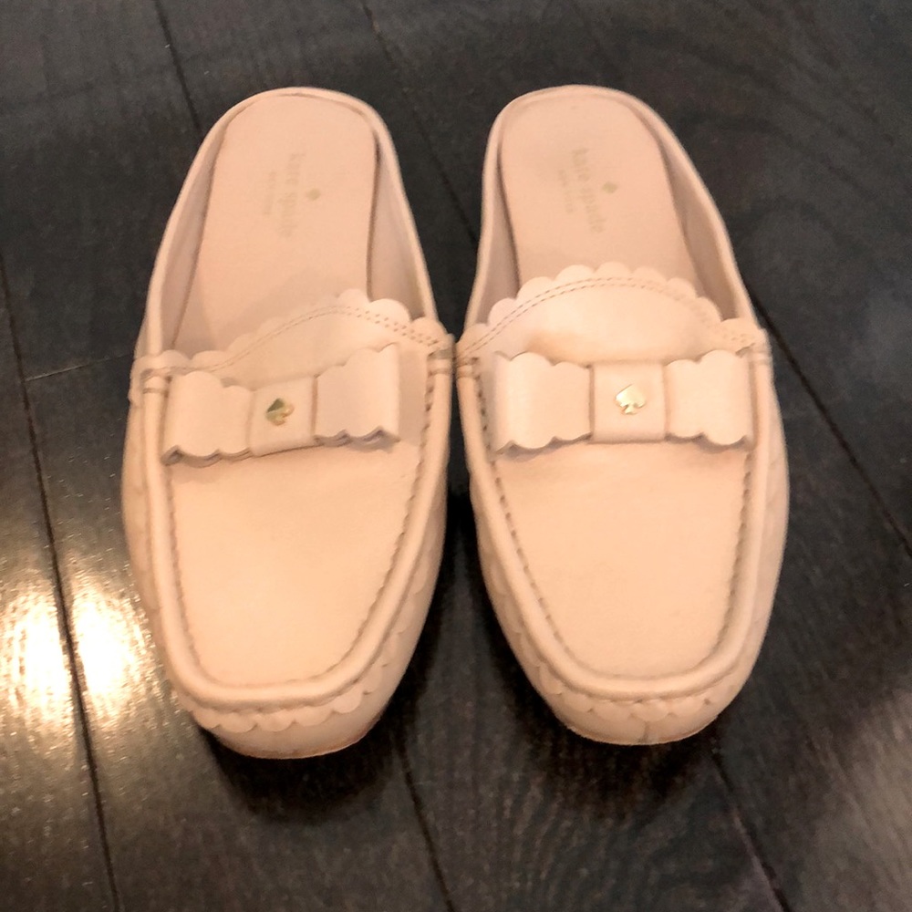 Kate Spade Blush Loafer Slides